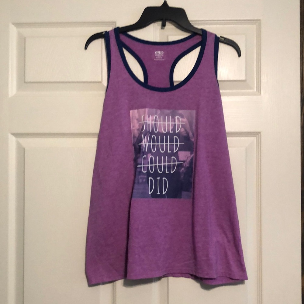 Athletic Works Tank Top Purple XL